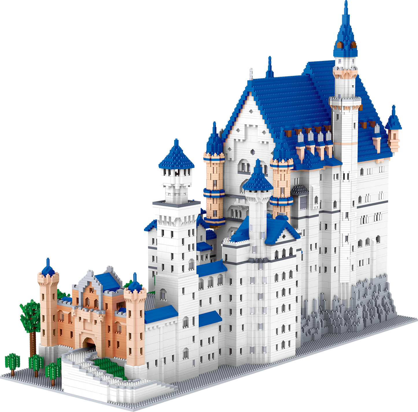 Neuschwanstein Castle Princess Building Blocks Kit