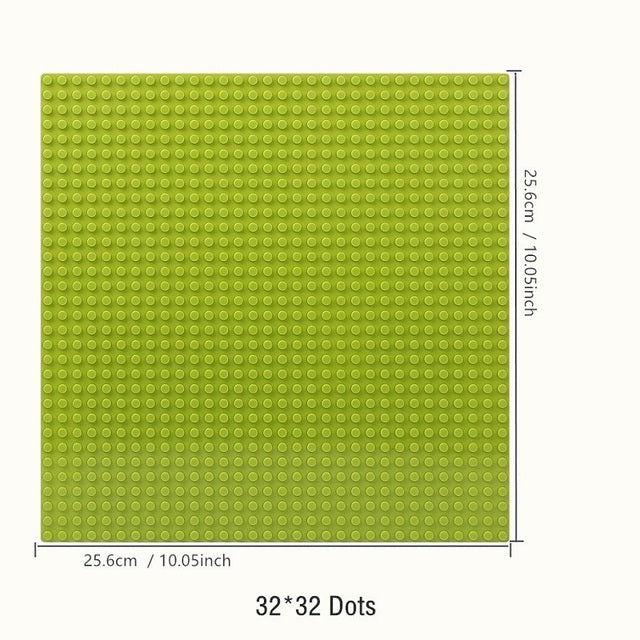 Base Plate 32*32 16X32 16X16 Dots Building Blocks Baseplate DIY Plastic Plate Classic Brick Accessories Kids Toy