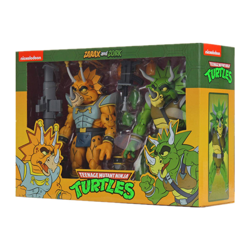 Teenage Mutant Ninja Turtles PVC Model Zarax Zork Splinter MICHELANGELO DONATELLO Action Figures Collection Toy Gift