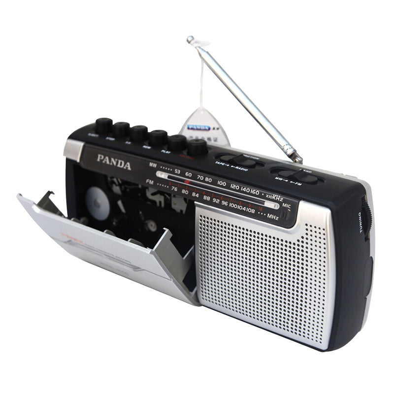 Portable Cassette Player Tape Recorder Walkman Music Speaker FM MW Radio for Elderly,Kids Learning Language(220V))l