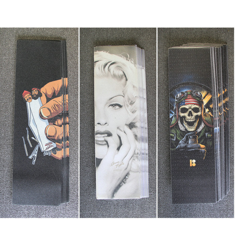 Pro Skateboard Griptape Anti-Skid Skate Board Sandpaper 84*23cm Fish Board Longboard Skateboard Grip Tape Rough
