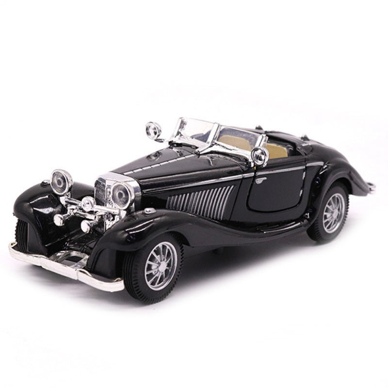 Bobora Alloy Classic Cars Children's Car Ornaments Vintage Car Model