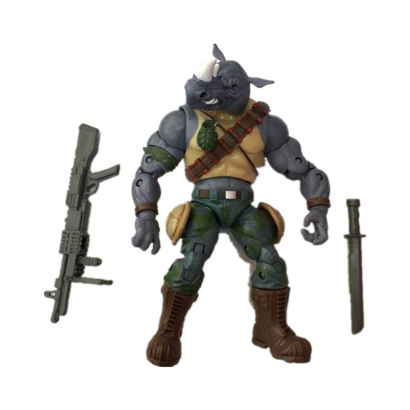 Teenage Mutant Ninja Turtles PVC Model Figures Anime Action Bull head Pork noodles Shredder Genuine bulk cargo Toys Gift