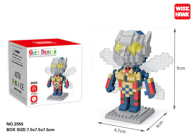 Disney Movie building blocks Bricks assembly Spiderman Ant-Man Venom Captain Anime Mini Action Figures Heads Toys kids Gifts