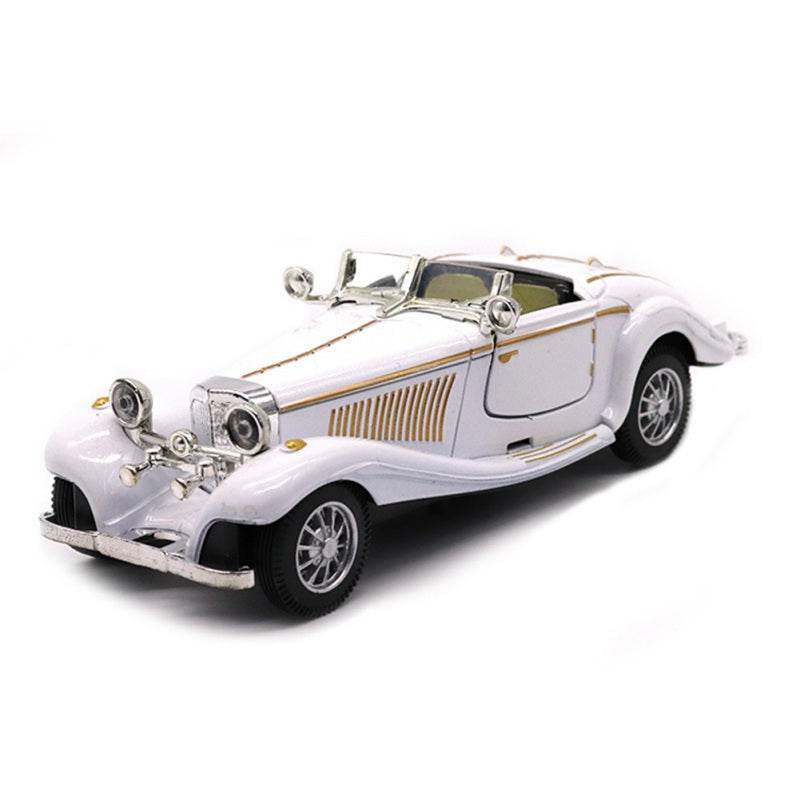 Bobora Alloy Classic Cars Children's Car Ornaments Vintage Car Model