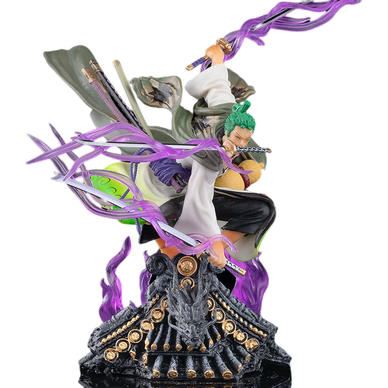 One Piece Action Figure Roronoa Zoro d'Anime Populaire Collection Modèle  Jouet Statues Collectibles Ornements De Collecte Statue en PVC Doll  Décoration 26cm