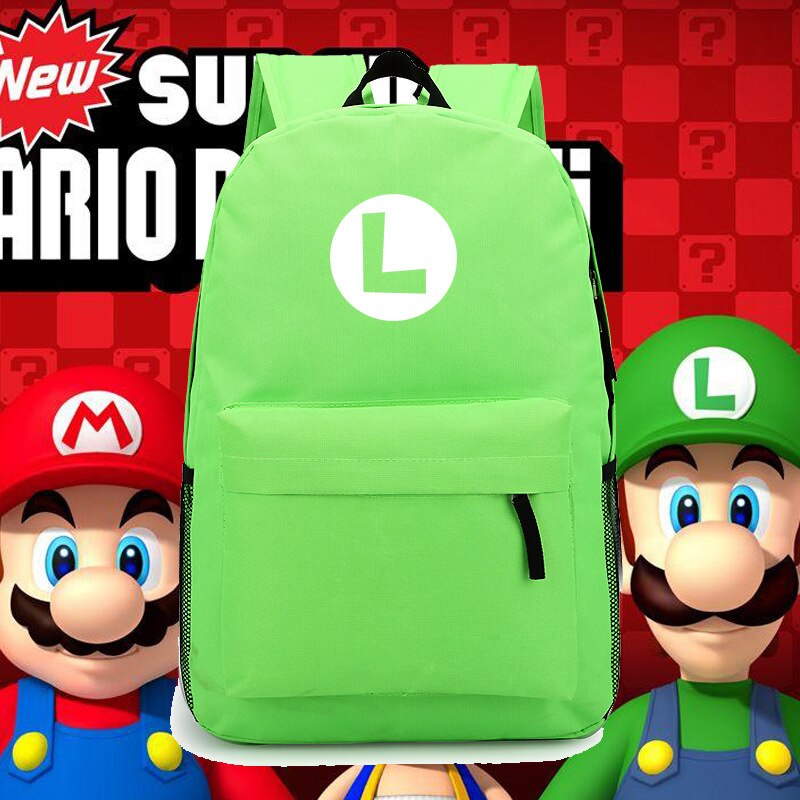 Super Mario Bros Nylon School Bag