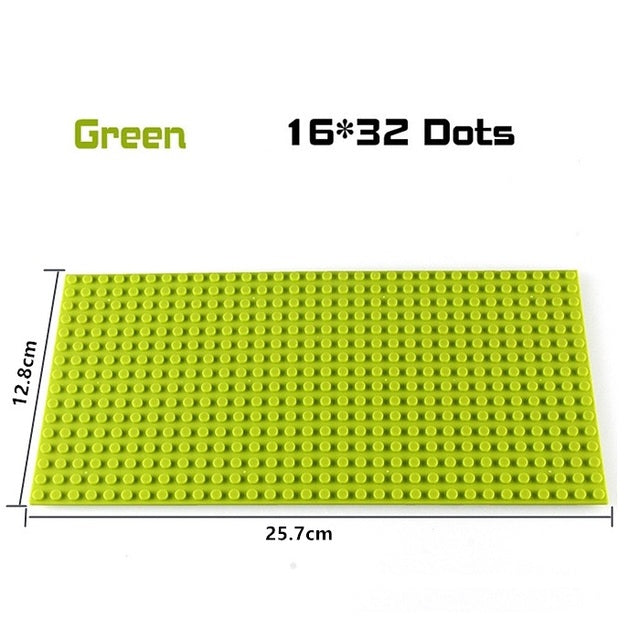 Base Plate 32*32 16X32 16X16 Dots Building Blocks Baseplate DIY Plastic Plate Classic Brick Accessories Kids Toy