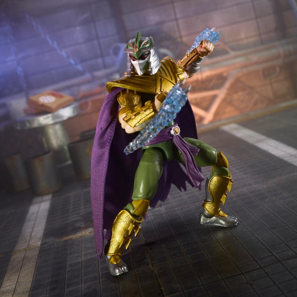 Original Power Rangers X Teenage Mutant Ninja Turtles Lightning Collection Morphed Shredder 6" Action Figure Collection Model