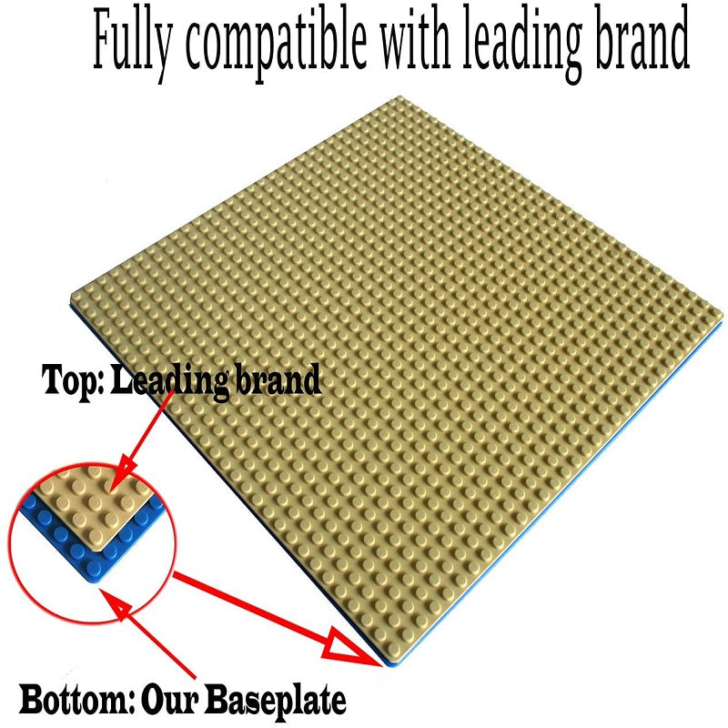 Base Plate 32*32 16X32 16X16 Dots Building Blocks Baseplate DIY Plastic Plate Classic Brick Accessories Kids Toy