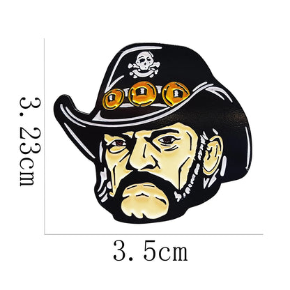 Lemmy Enamel Pin