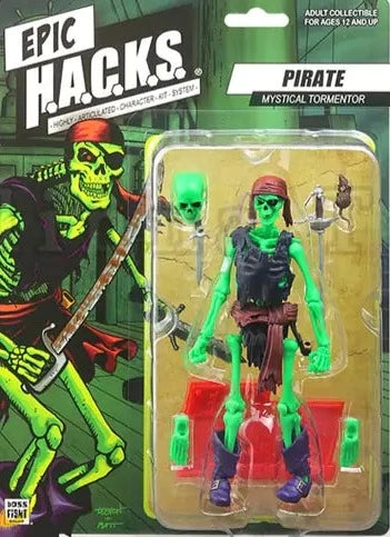 Pirate and Gladiator Skeleton Action Figures