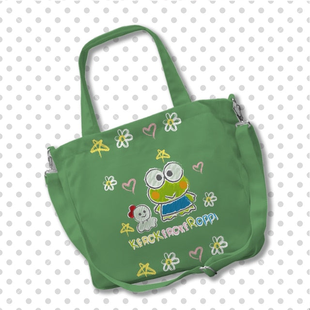 Kerokero Keroppi Character Hand Bags