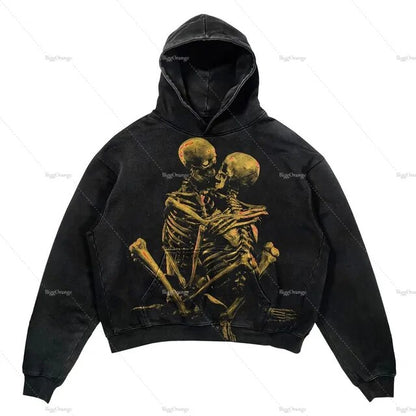 Punk Wind Ninja Printed Hoodies