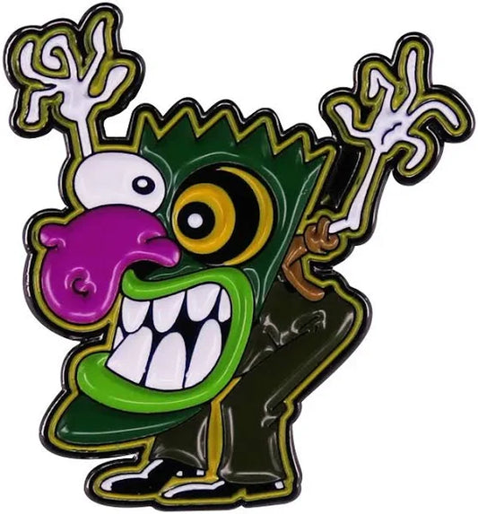 Courage The Cowardly Dog Enamel Pin