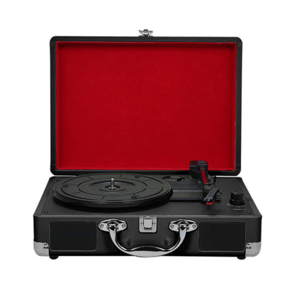 RU Fast Delivery Vintage Portable Phonograph 33/45/78RPM Turntables Vinyl LP Record Phono Player Gramophone Built-in Speaker