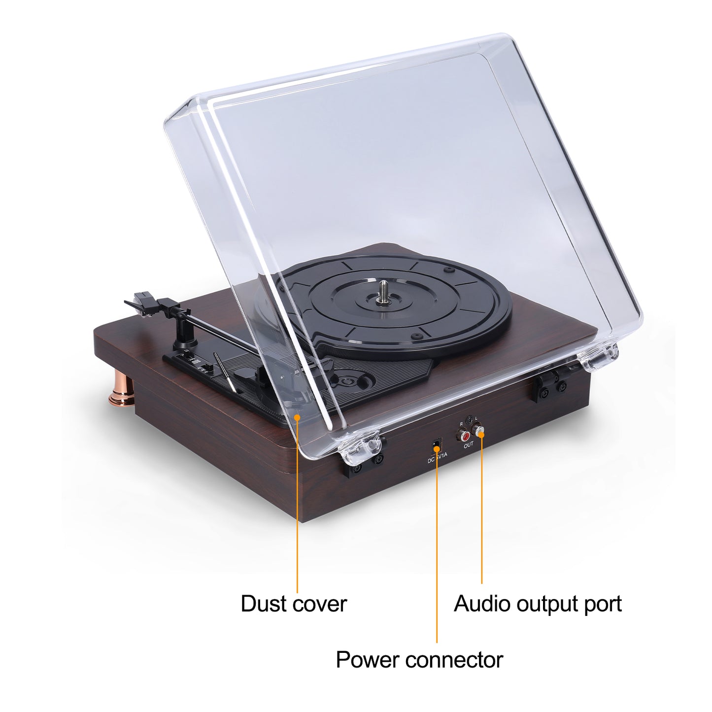 Retro Style Vinyl Record Player