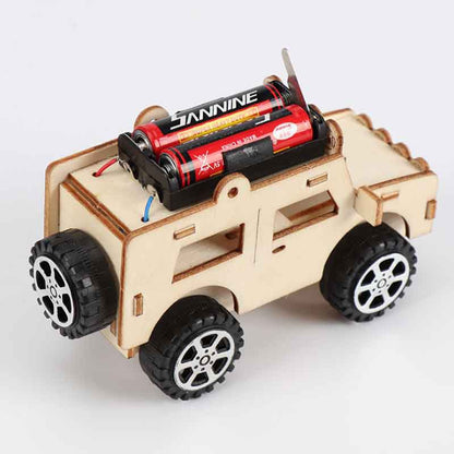 DIY Electric Car Model Kits Kids Teaching Students Children STEAM Scientific Experiment Vehicle Toys Educational Toy