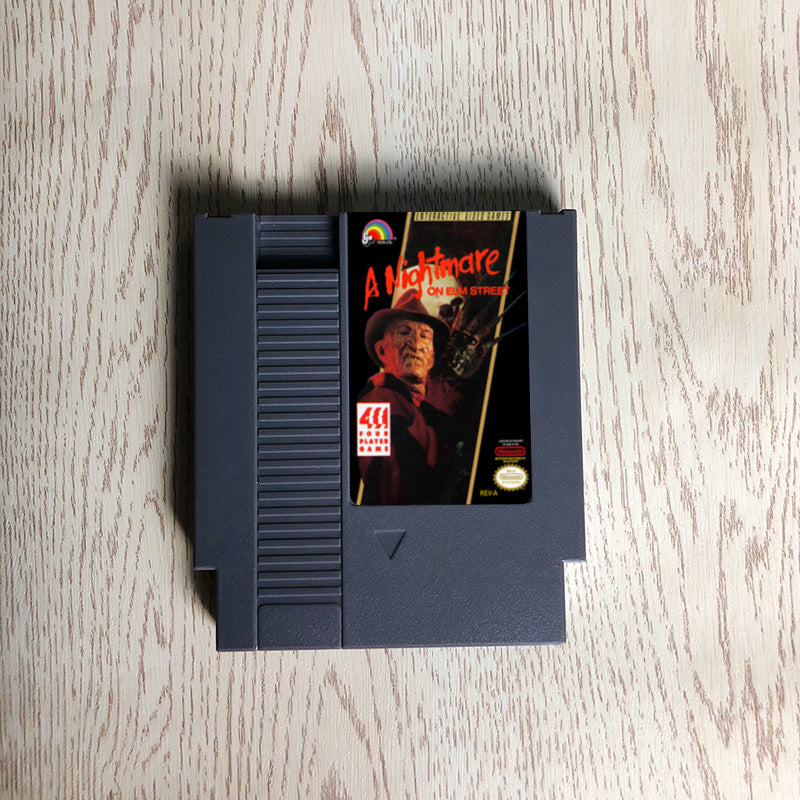 A Nightmare on Elm Street Playable Video Game - 72 pins 8bit game cartridge