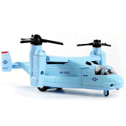 Mini Aircraft Toy Model Osprey Transporter Simulation Track Toys Plane Outdoor Airliner Toys For Children Birthday Xmas Gift