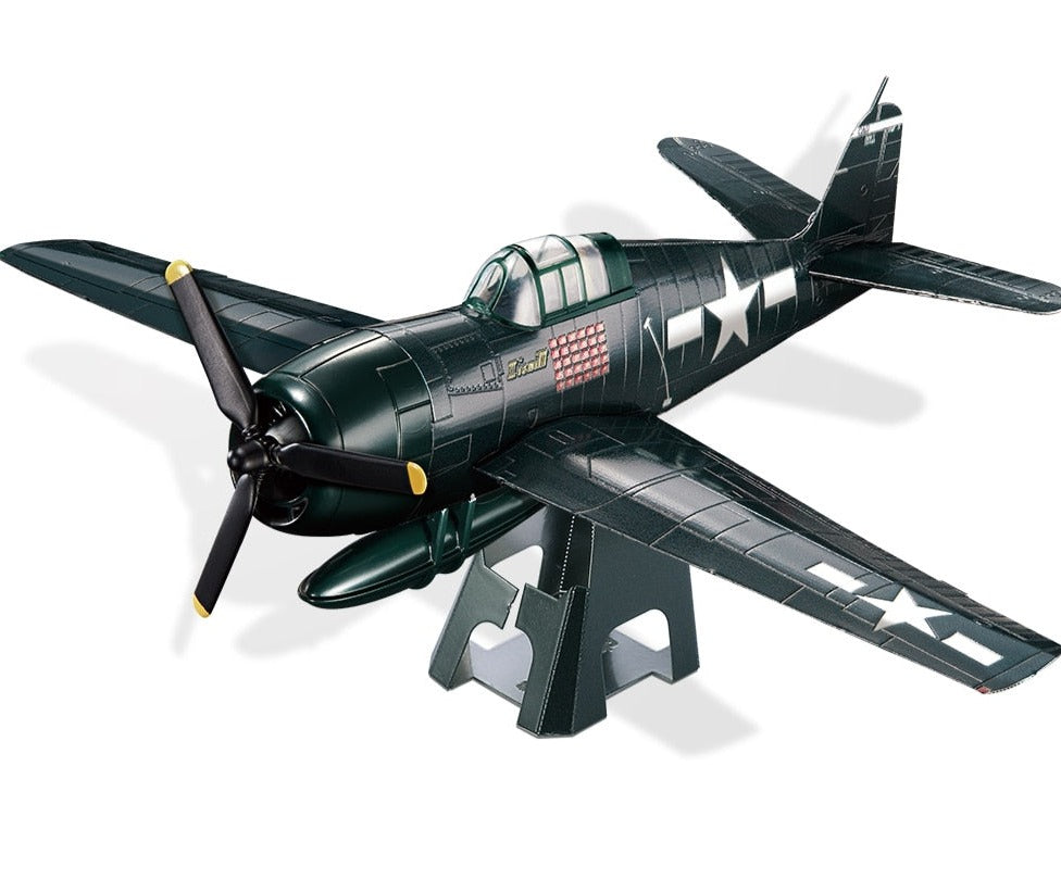 GRUMMAN F6F HELLCAT 3D Metal Puzzle  Model Kit