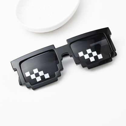 8 Bit Pixelated Thug Life Sunglasses