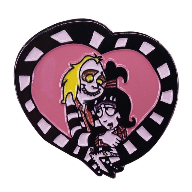 Beetlejuice Enamel Pins