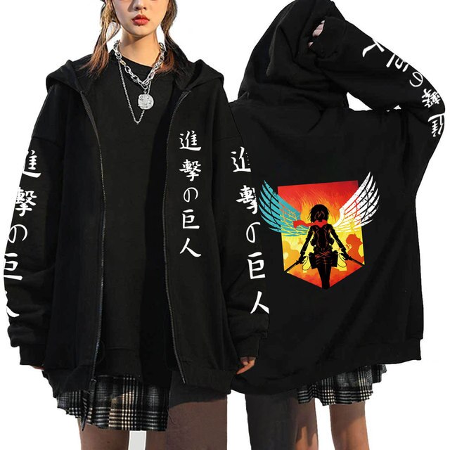 Attack On Titan Zip Hoodies