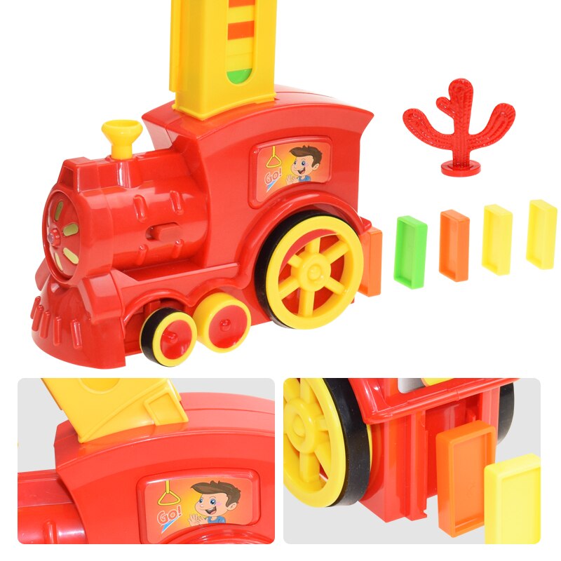 Automatic Dominoes Placer Train Toy Set