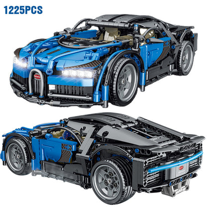 Racing Car Building Blocks Model Kit (Bugatti, Lamborghini and Apollo IE)