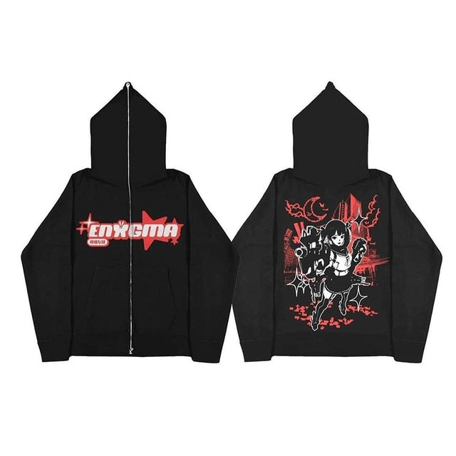 Enigma Womens Zip up Hoodies