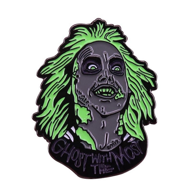 Beetlejuice Enamel Pins