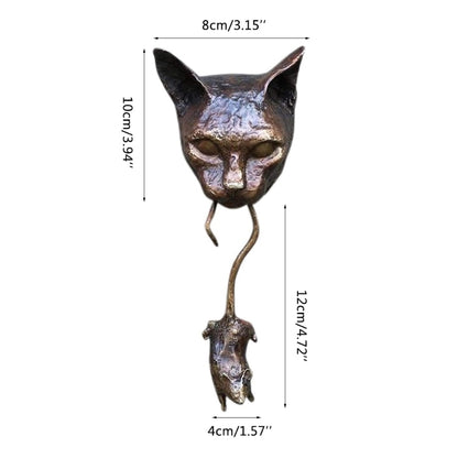 Cat and Mouse Door Knocker