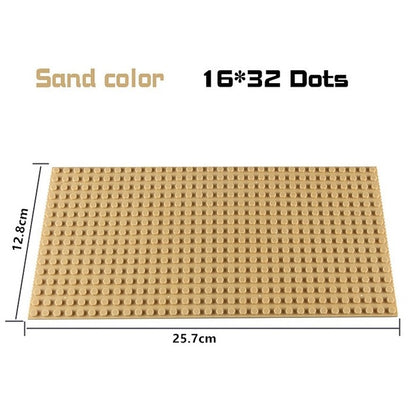 Base Plate 32*32 16X32 16X16 Dots  Building Blocks Baseplate DIY Plastic Plate  Classic Brick Accessories Kids Toy