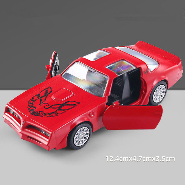 Quality 1:36 alloy pull back PONTIAC FIREBIRD car model,2-door classic car sports car toy,free shipping