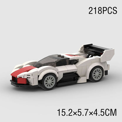 Speed Champions F1 Racing Sports Vehicle GT Car Supercar Building Blocks Set Kit Bricks Classic MOC Model Toys For Kids