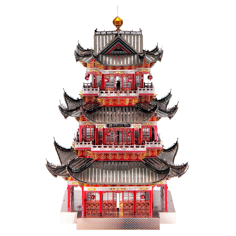 Juyuan Tower 3D Metal Model Building Kit