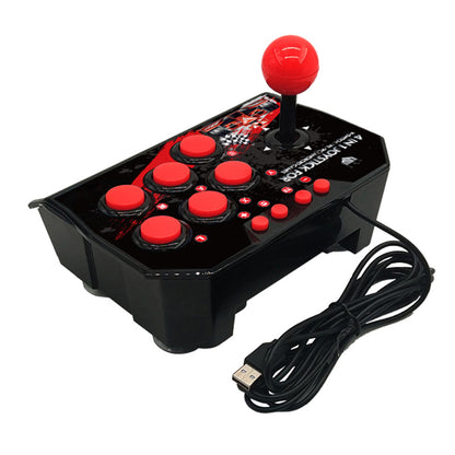 4-in-1 USB Wired Game Joystick Arcade Controller for PS3/Switch/PC/Android TV