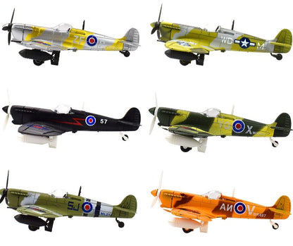 Random Color Spitfire Fighter Model Kit