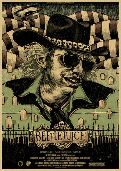 Beetlejuice Craft Paper Posters