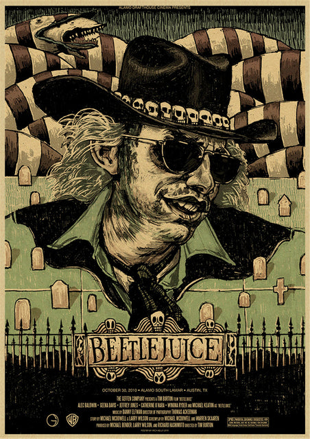 Beetlejuice Craft Paper Posters