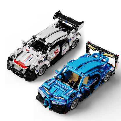 400pcs+ STEM Building Blocks Racing Car High-Tech Brick Model Kit