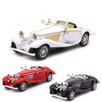 Bobora  Alloy Classic Cars Children&#39;s Car Ornaments Vintage Car Model