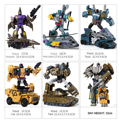 Transform 5 in 1 Combiners Bruticus Action Figure Toy