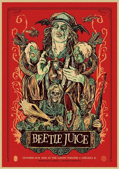 Beetlejuice Craft Paper Posters