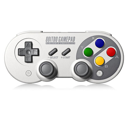 Bluetooth SNES Style Game Pad With Thumb Joysticks for Switch Windows Android MacOS Steam