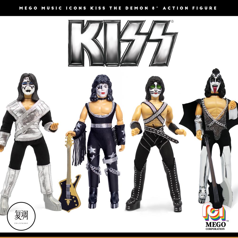 Mego Kiss Band The Demon Rock Band Action Figure