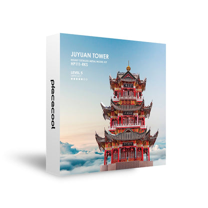 Juyuan Tower 3D Metal Model Building Kit