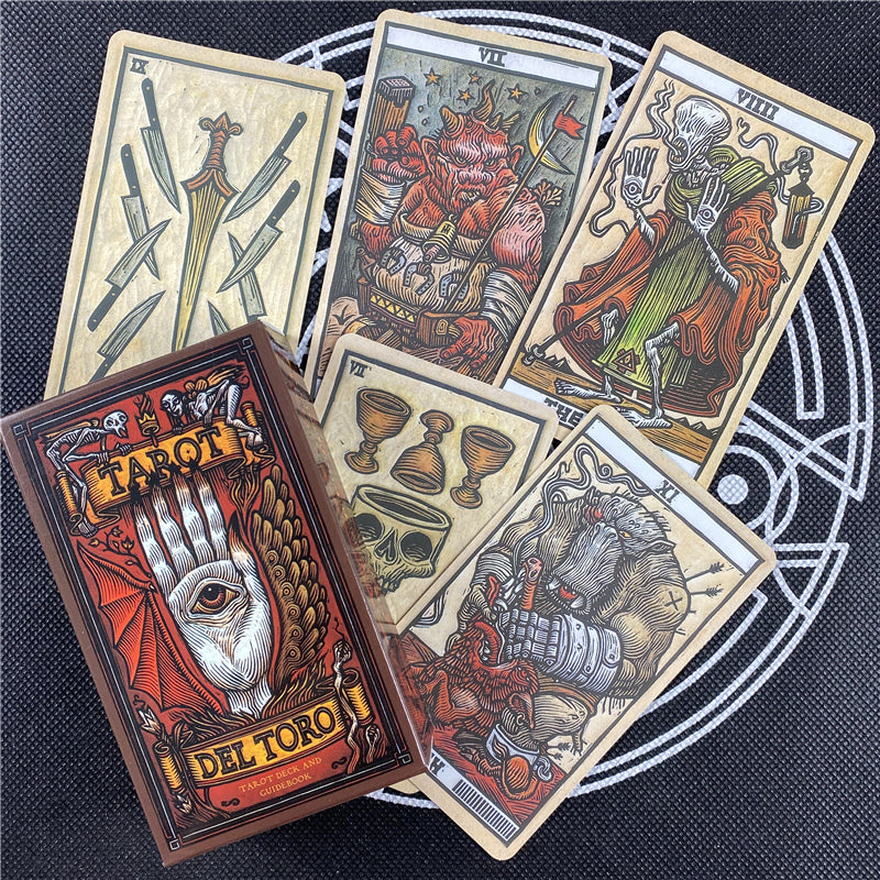 High Quality Del Toro Tarot Deck Cards Family Holiday Party Playing Cards Deck Tarot Card Board Games