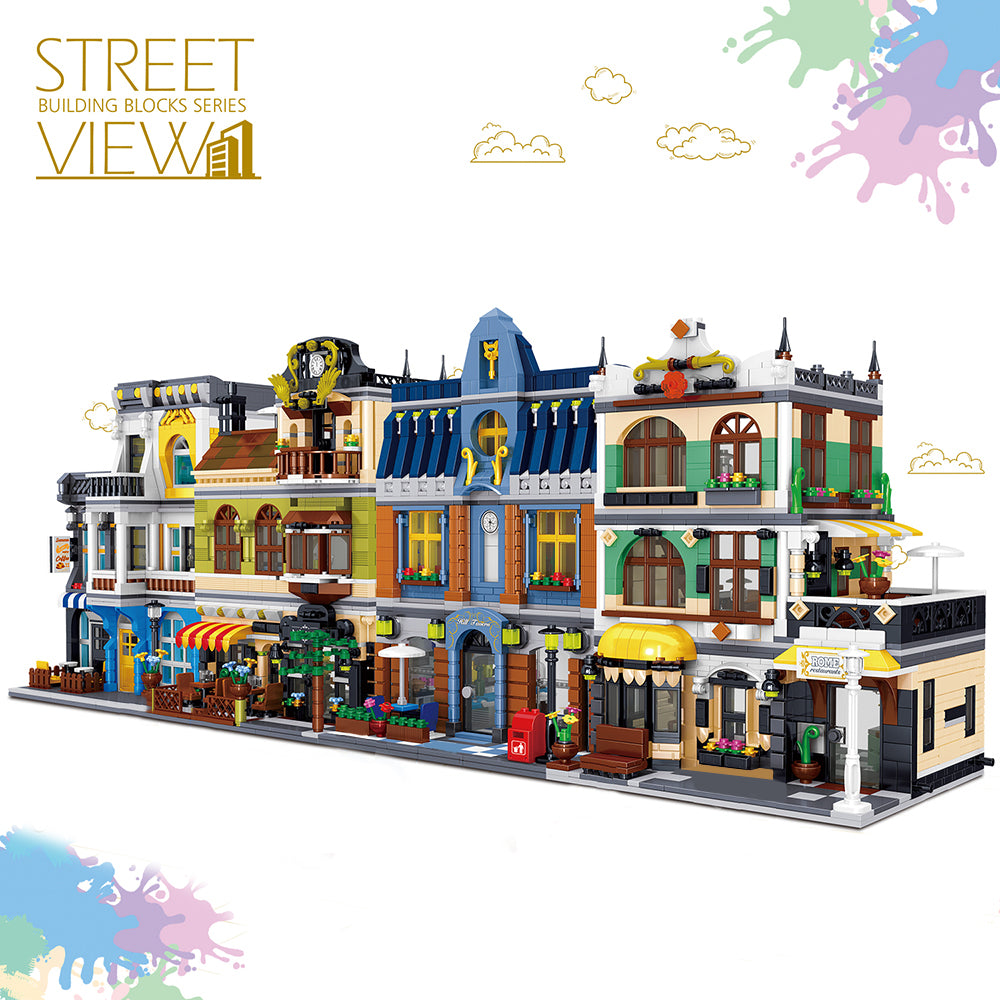 Creative Architecture City Street Building Blocks